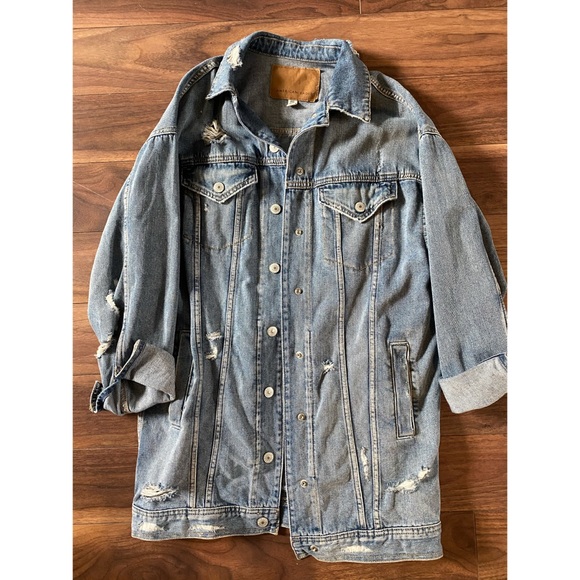 American Eagle Outfitters Jackets & Blazers - American Eagle Oversized Denim Jacket